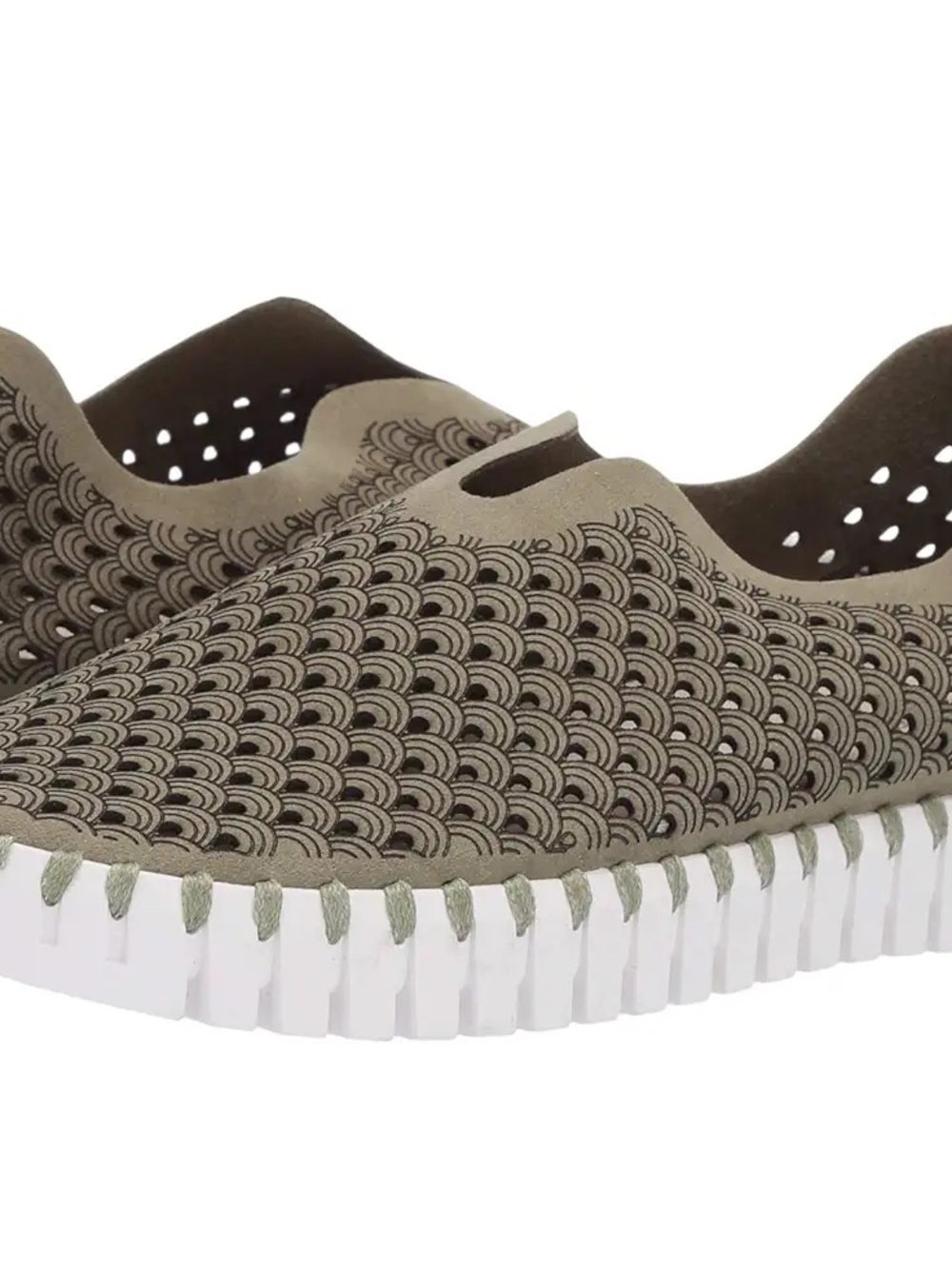 Ilse Jacobsen Tulip 139 Women’s Slip On Shoes EU Size 40/US Size 10 Army Green